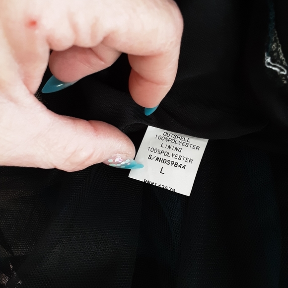 TULLE SKIRT LAYERED IN 3 COLORS EUC L - Picture 3 of 3